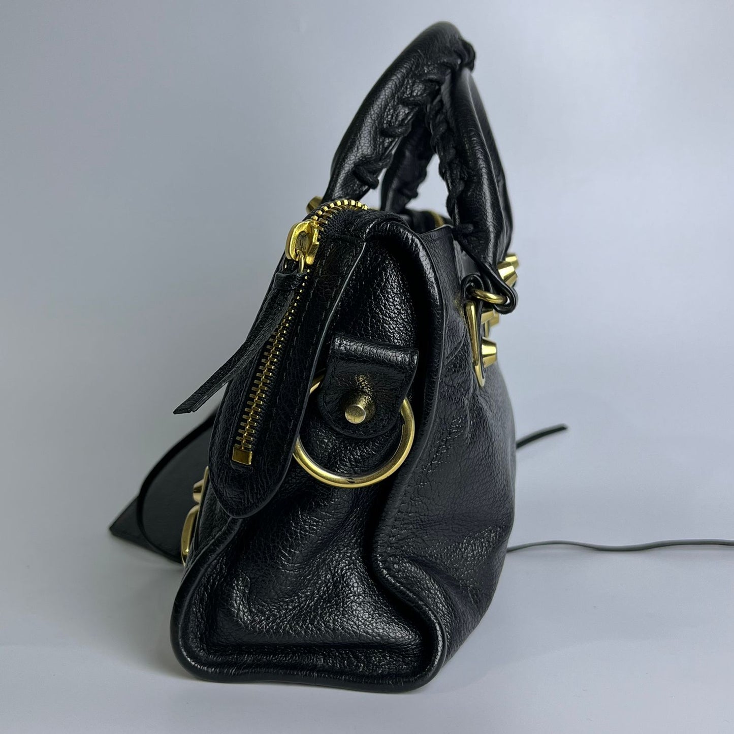 Balenciaga Metallic Edge Mini City Black
