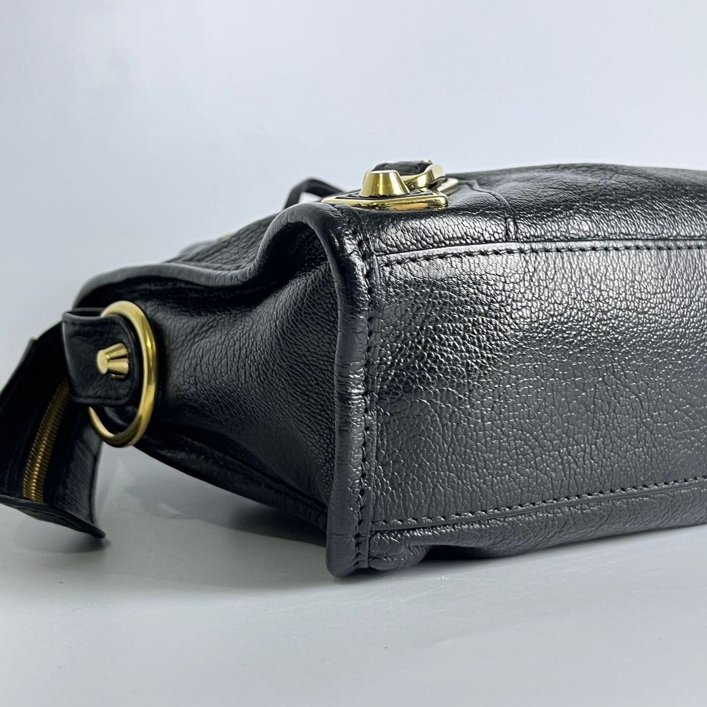 Balenciaga Metallic Edge Mini City Black
