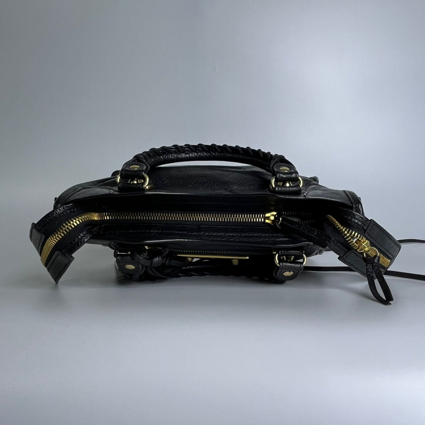 Balenciaga Metallic Edge Mini City Black