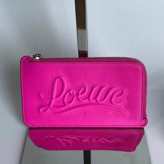 Loewe  Zip Card Case Vibrant Pink