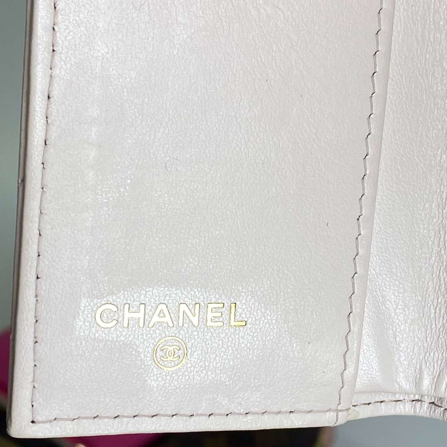 Chanel C19 Small Tri-fold Wallet Pink