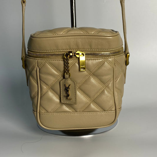 YSL	80's Vanity Bag in Cream