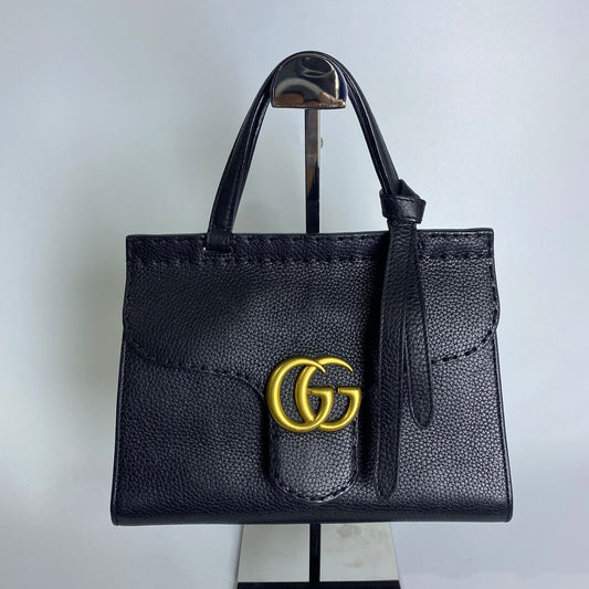 Gucci GG Marmont Small Top Handle Black
