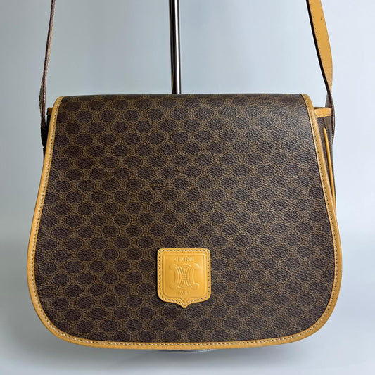 Celine Vintage Macadam Blason Triomphe Crossbody