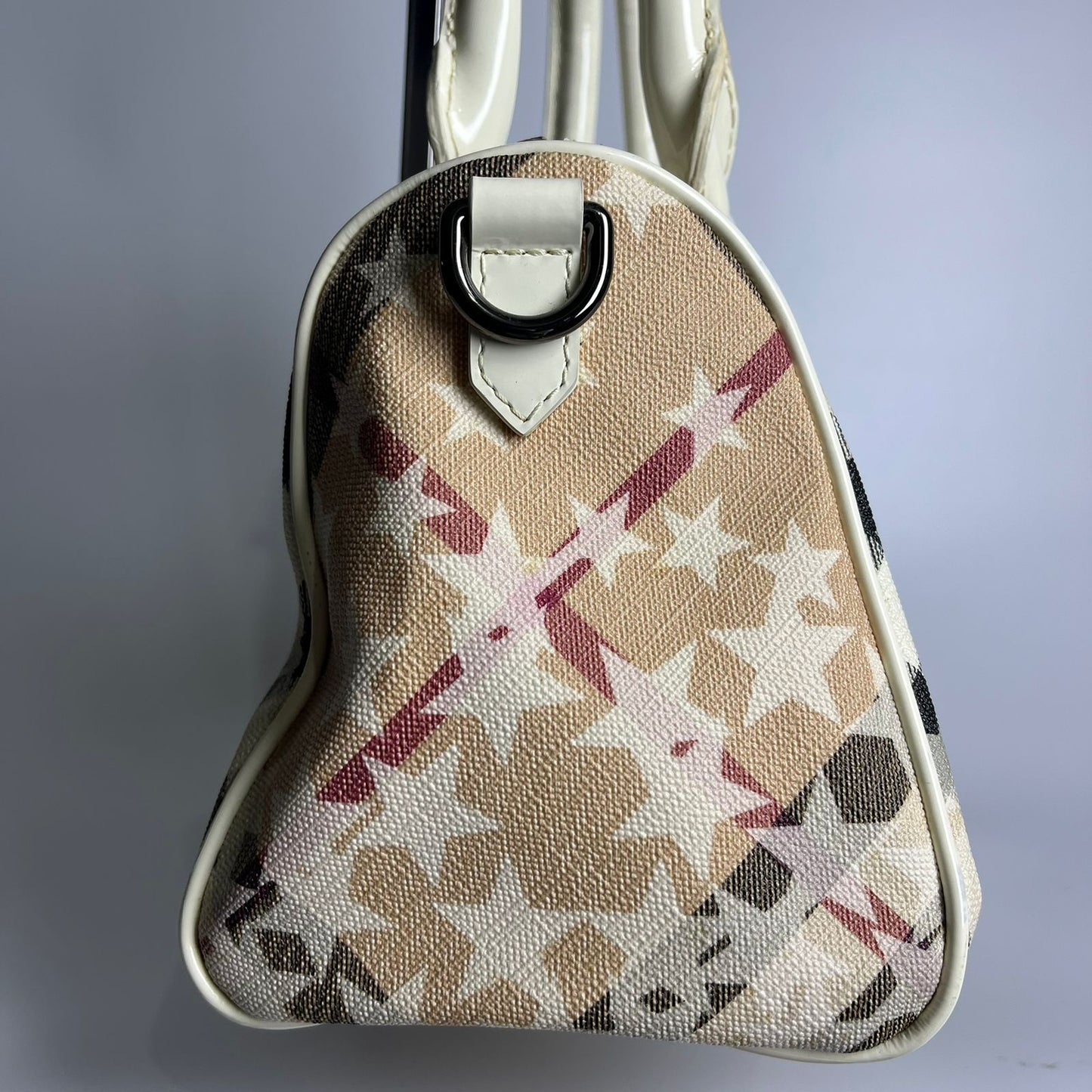 Burberry	Nickie Stars Tote White PVC