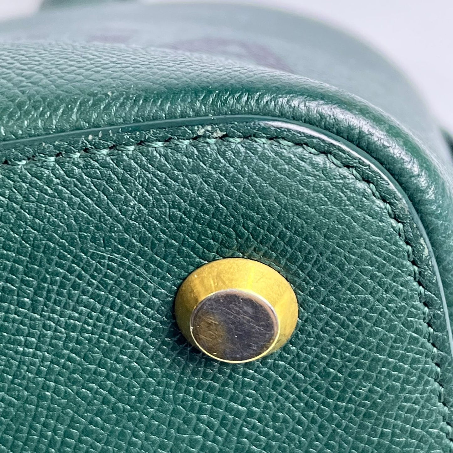 Balenciaga Ville Top Handle Bag Green