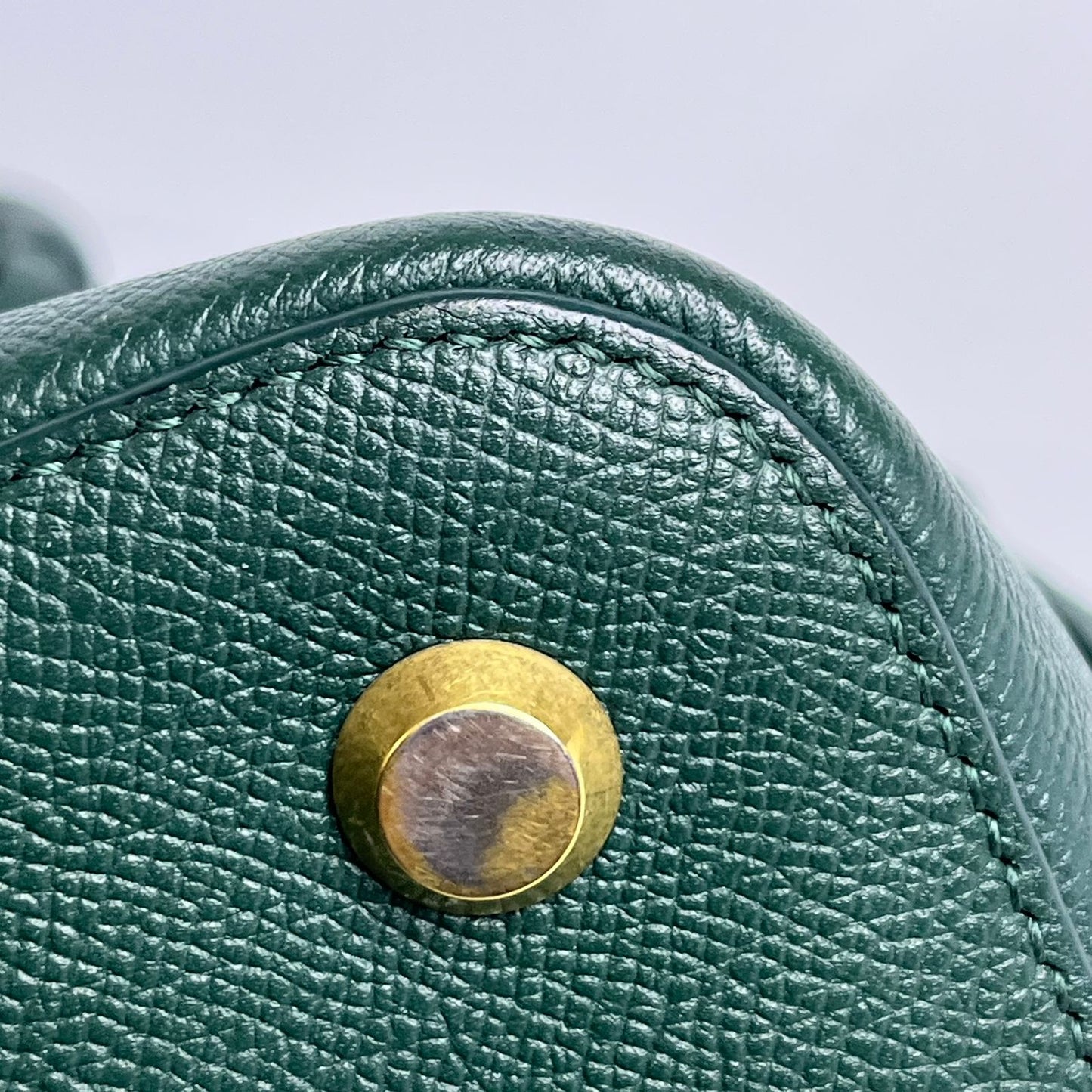 Balenciaga Ville Top Handle Bag Green