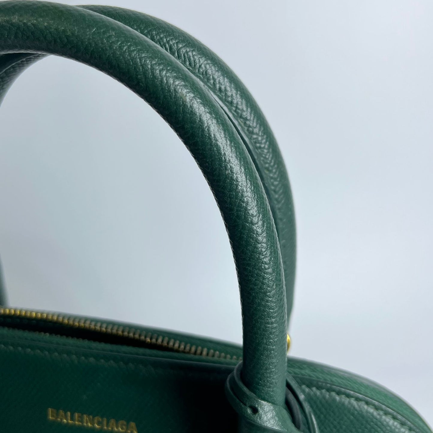 Balenciaga Ville Top Handle Bag Green