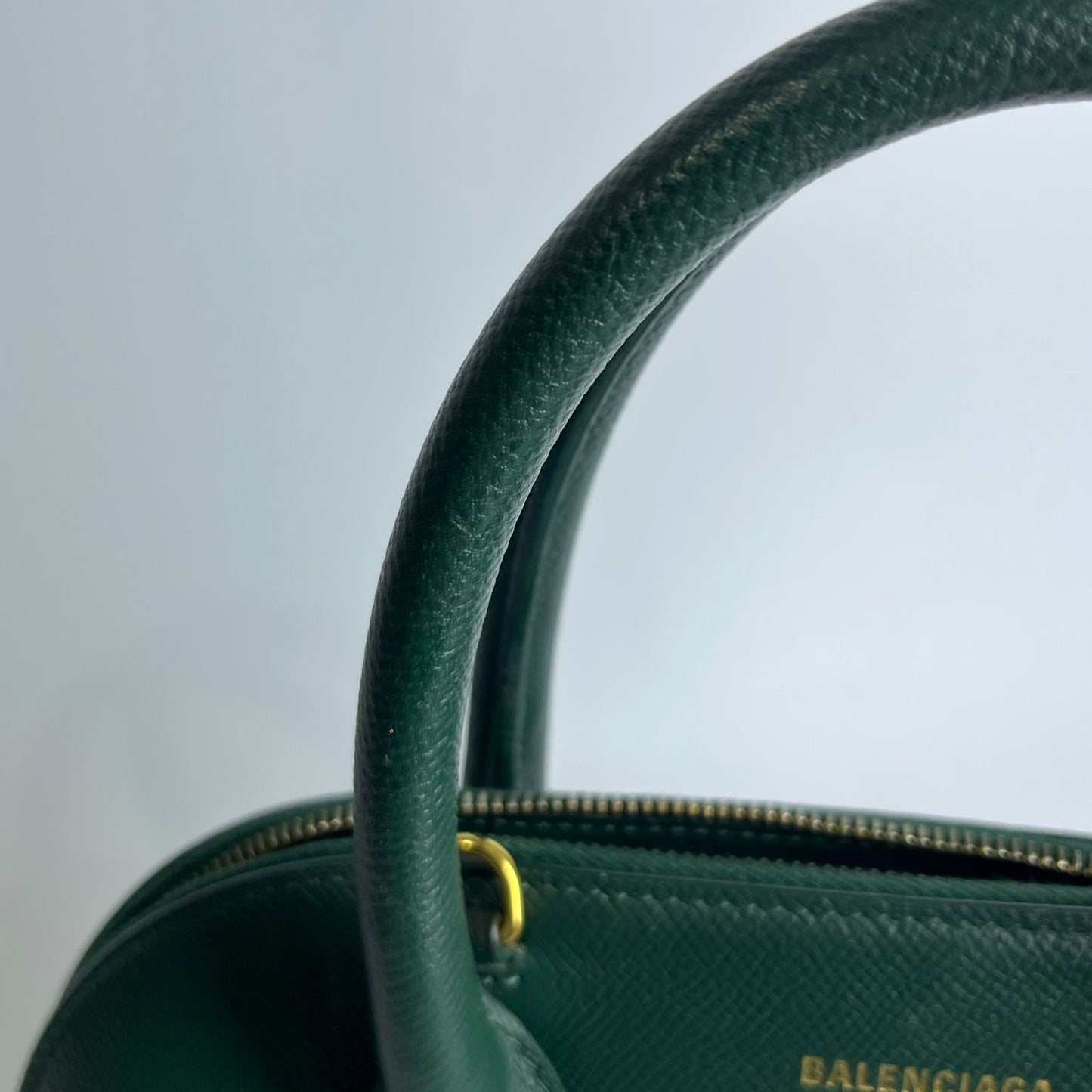 Balenciaga Ville Top Handle Bag Green