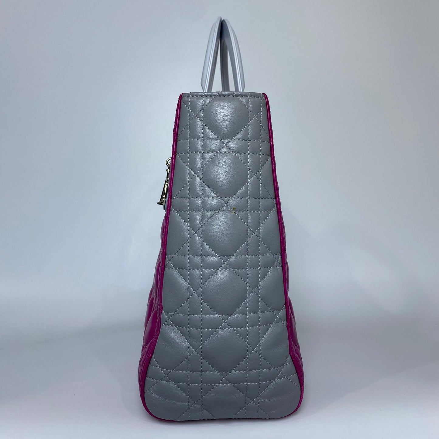 Dior	Lady Dior Bi-color Purple/Gray