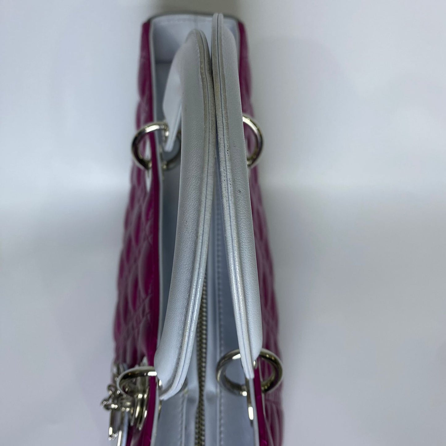 Dior	Lady Dior Bi-color Purple/Gray