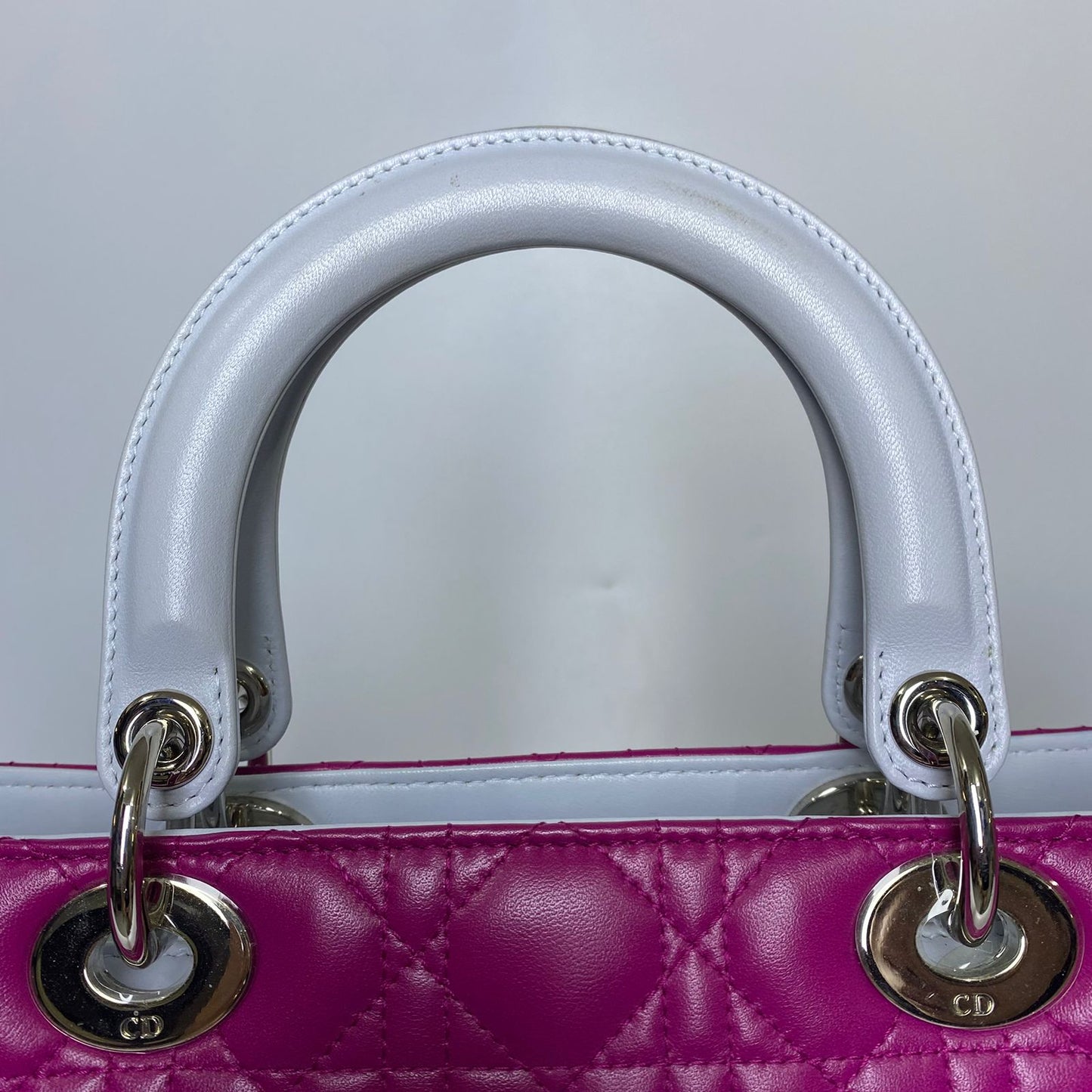 Dior	Lady Dior Bi-color Purple/Gray