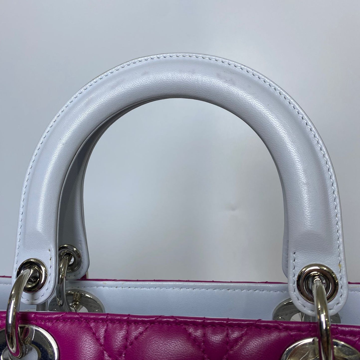 Dior	Lady Dior Bi-color Purple/Gray
