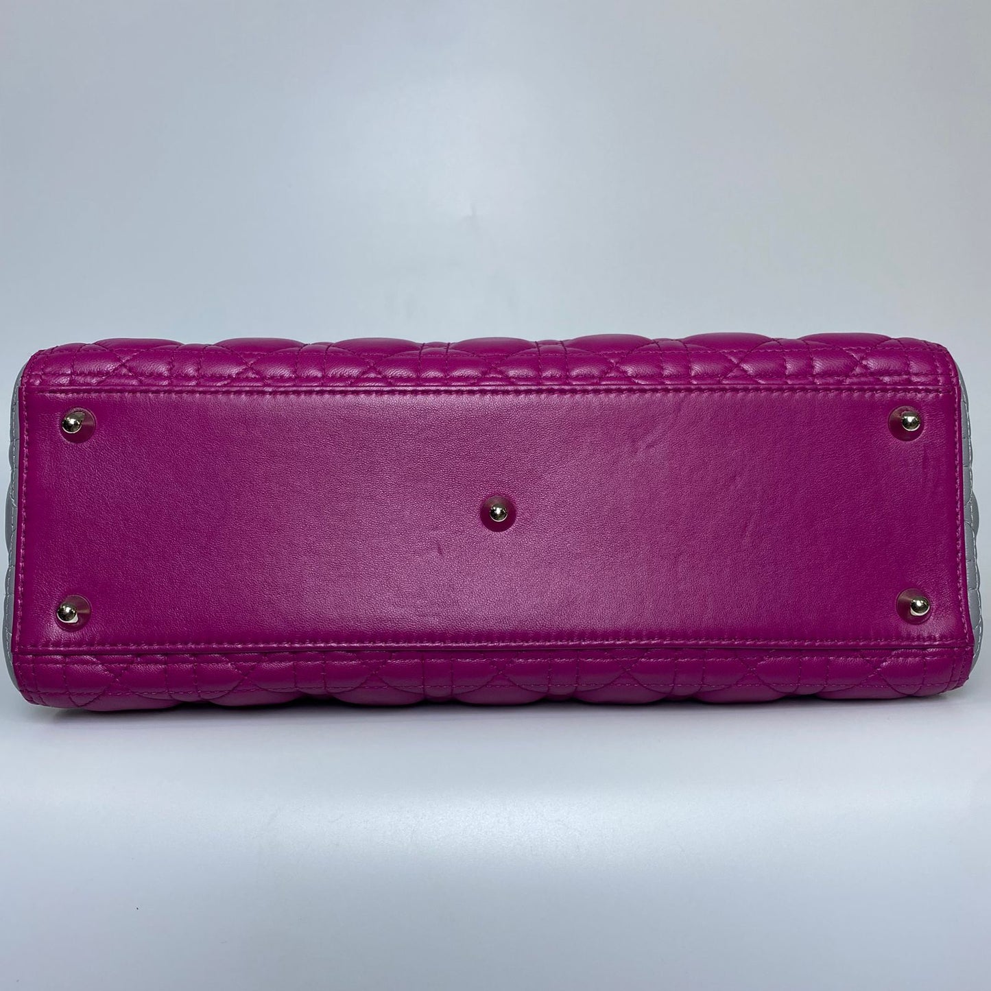 Dior	Lady Dior Bi-color Purple/Gray