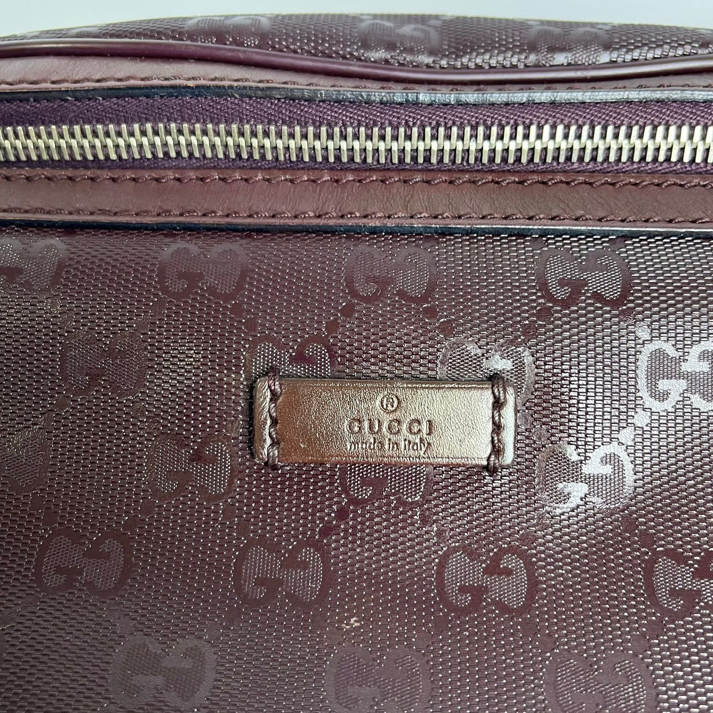 Gucci Imprime Belt Bag Purple