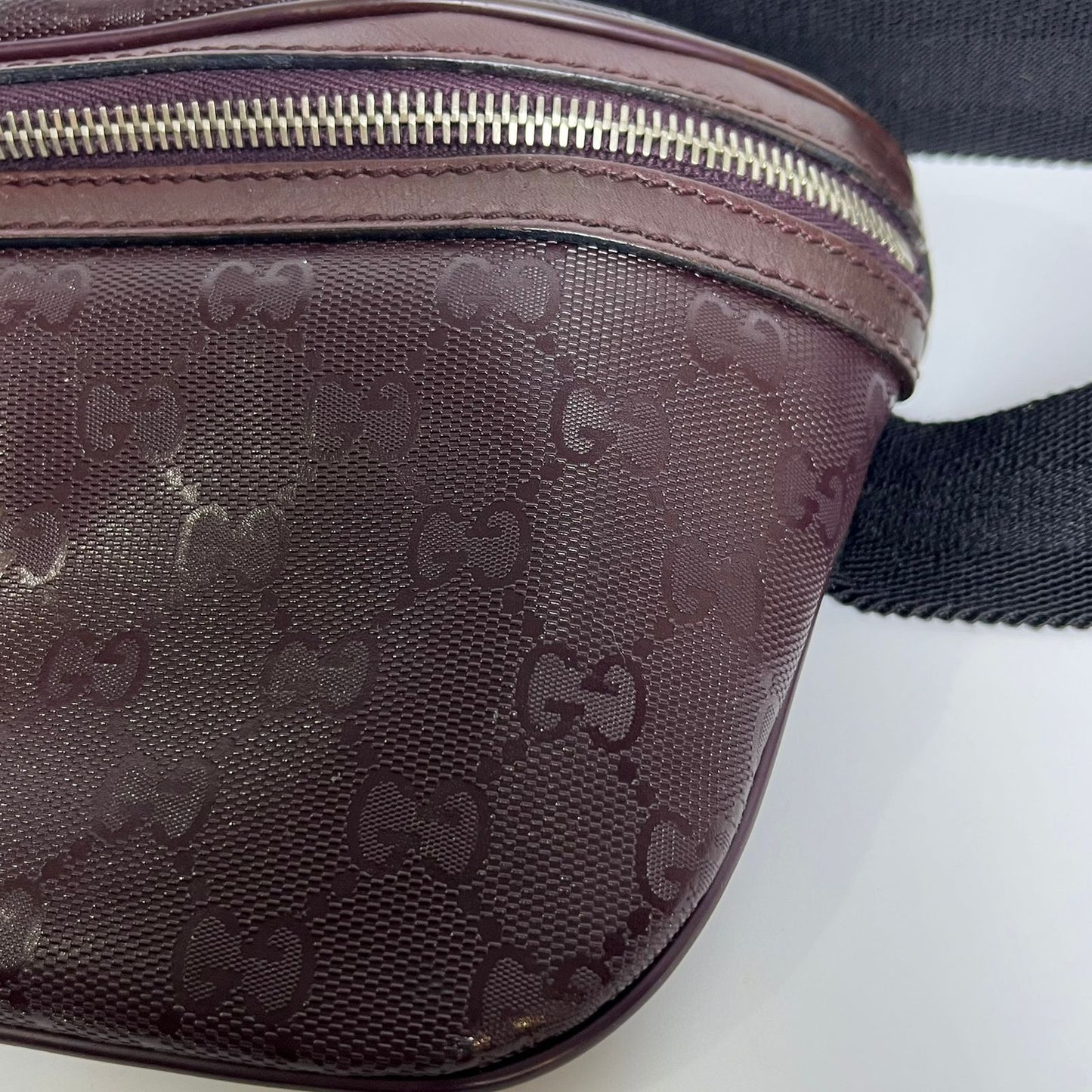 Gucci Imprime Belt Bag Purple