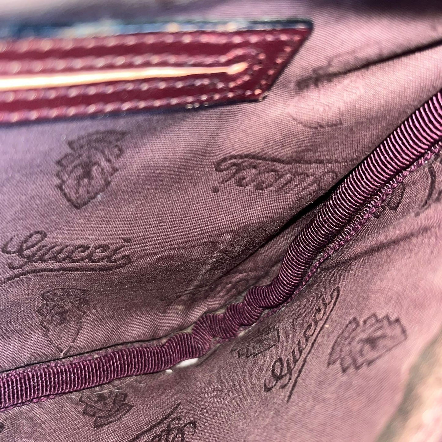 Gucci Imprime Belt Bag Purple