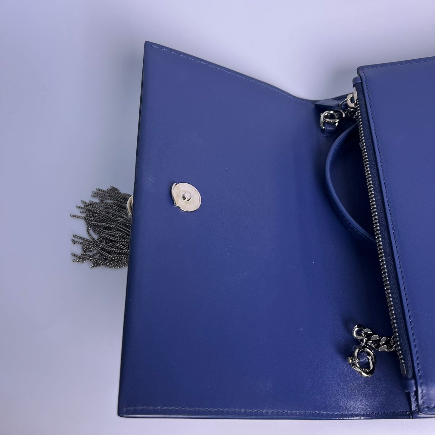 YSL	Kate Tassel WOC Blue