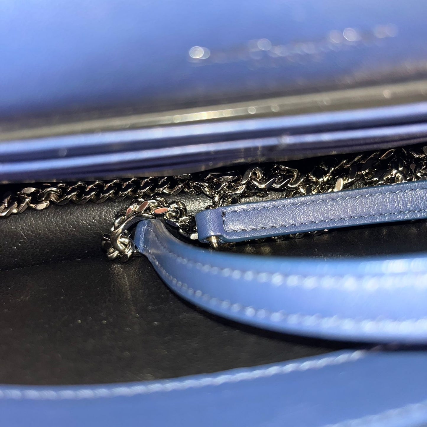 YSL	Kate Tassel WOC Blue