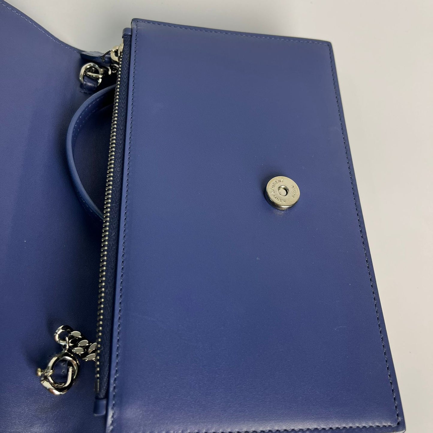 YSL	Kate Tassel WOC Blue