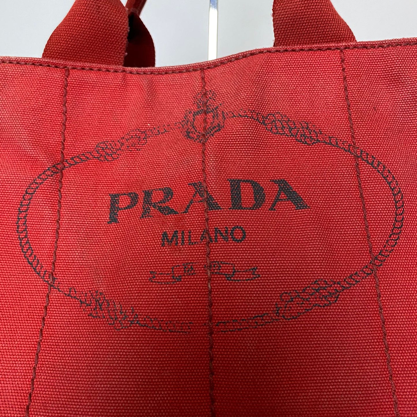 Prada Canapa Small Red