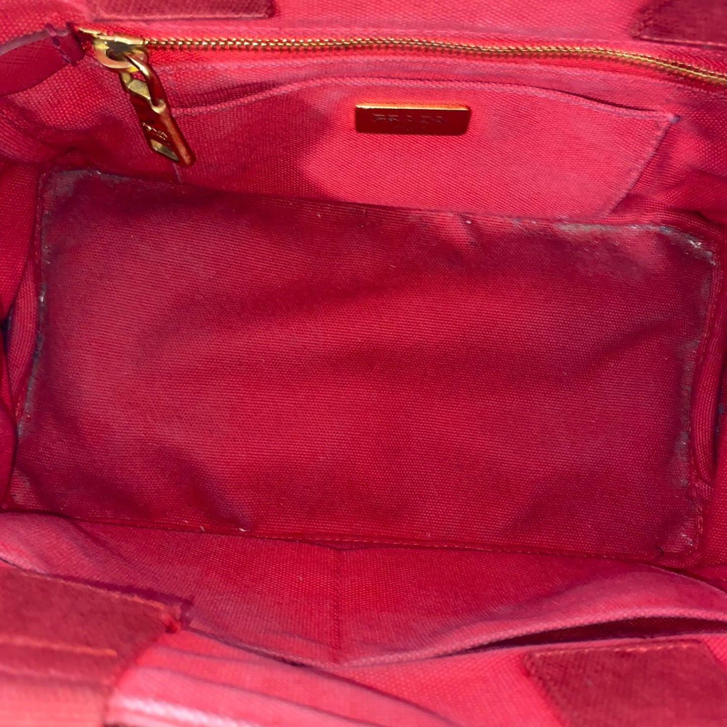 Prada Canapa Small Red