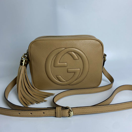 Gucci Soho Leather Rose Beige