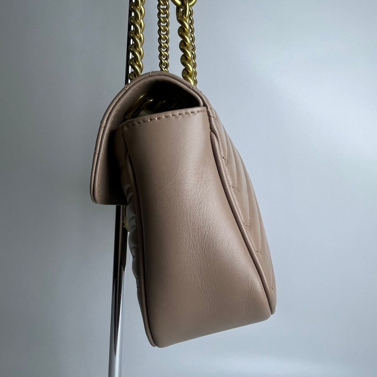 Gucci Marmont Flap Beige