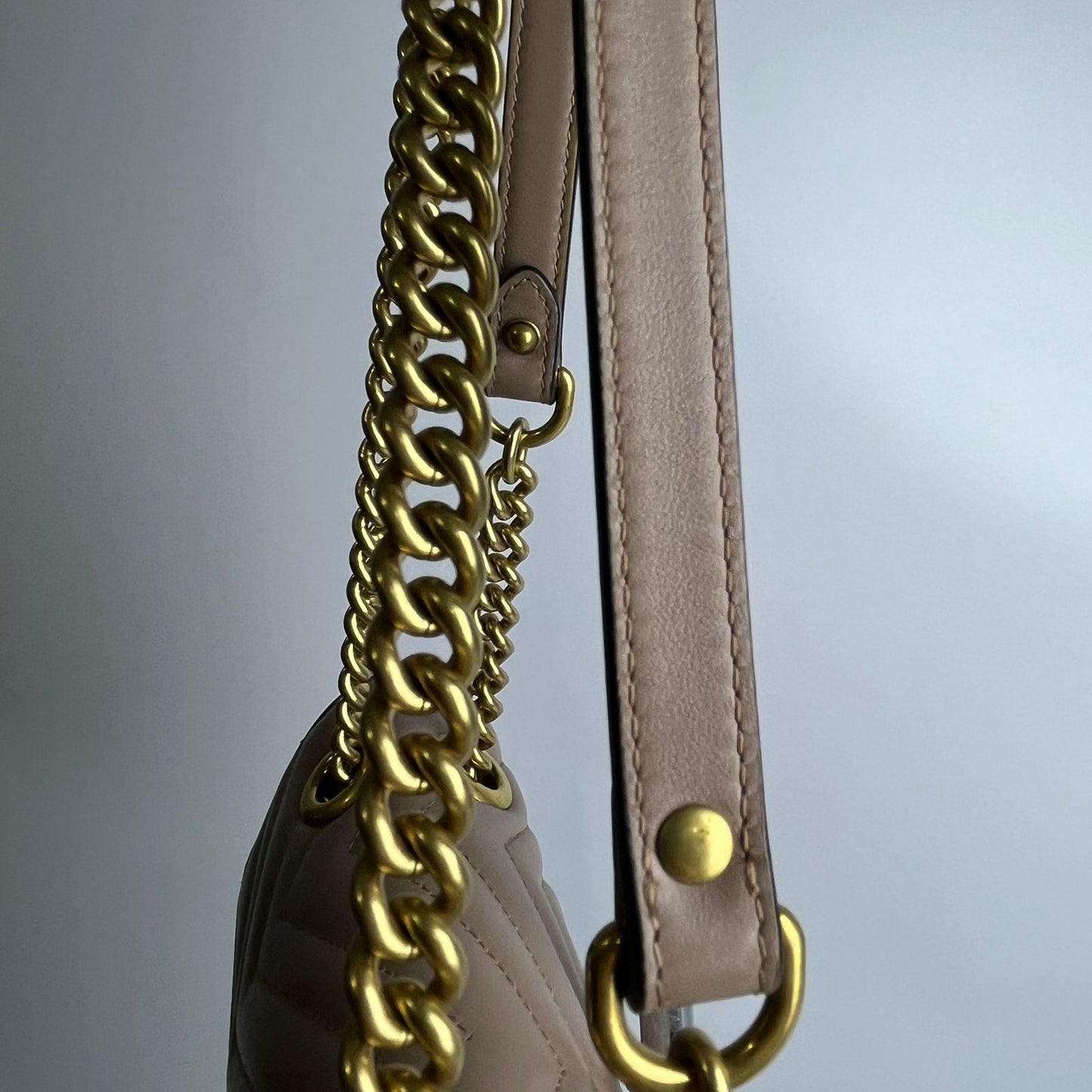Gucci Marmont Flap Beige