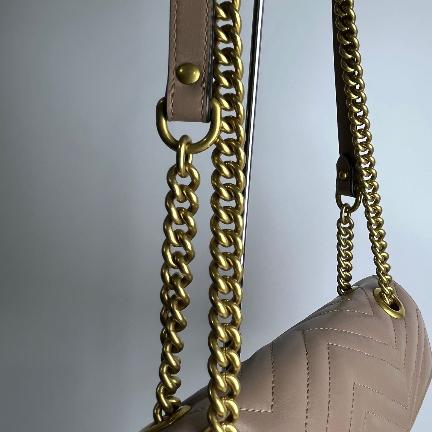 Gucci Marmont Flap Beige