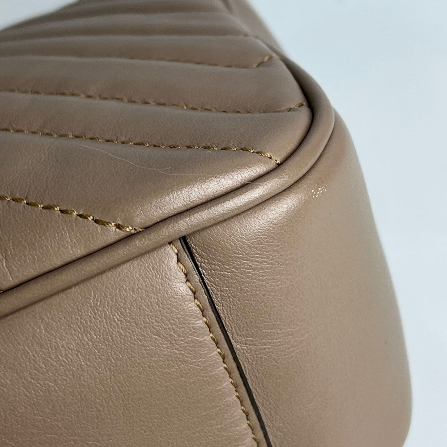 Gucci Marmont Flap Beige