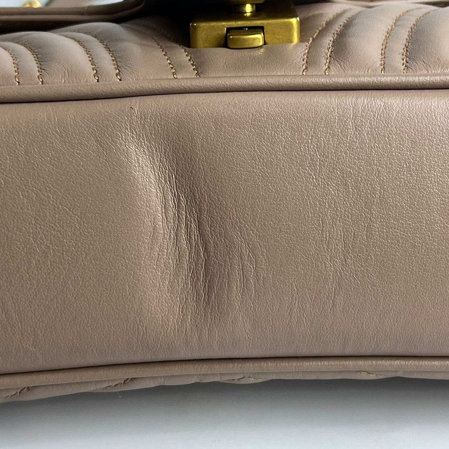 Gucci Marmont Flap Beige
