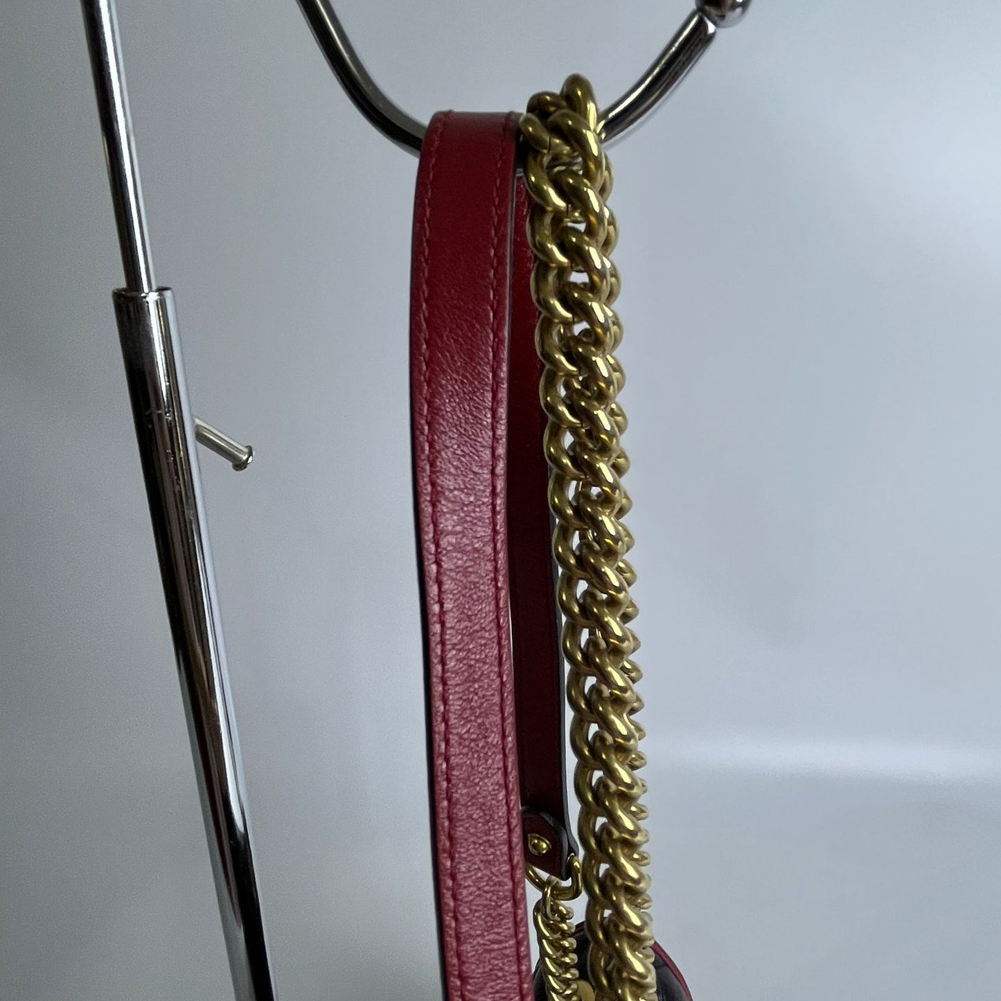 Gucci Marmont Flap Black with Red Trims