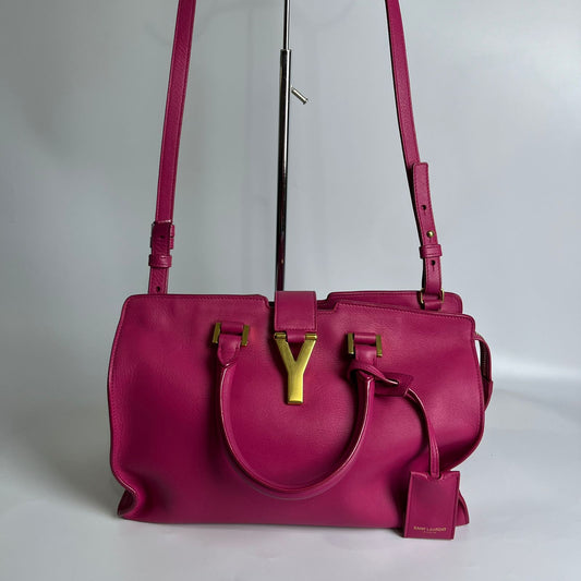 YSL	Cabas Hot Pink