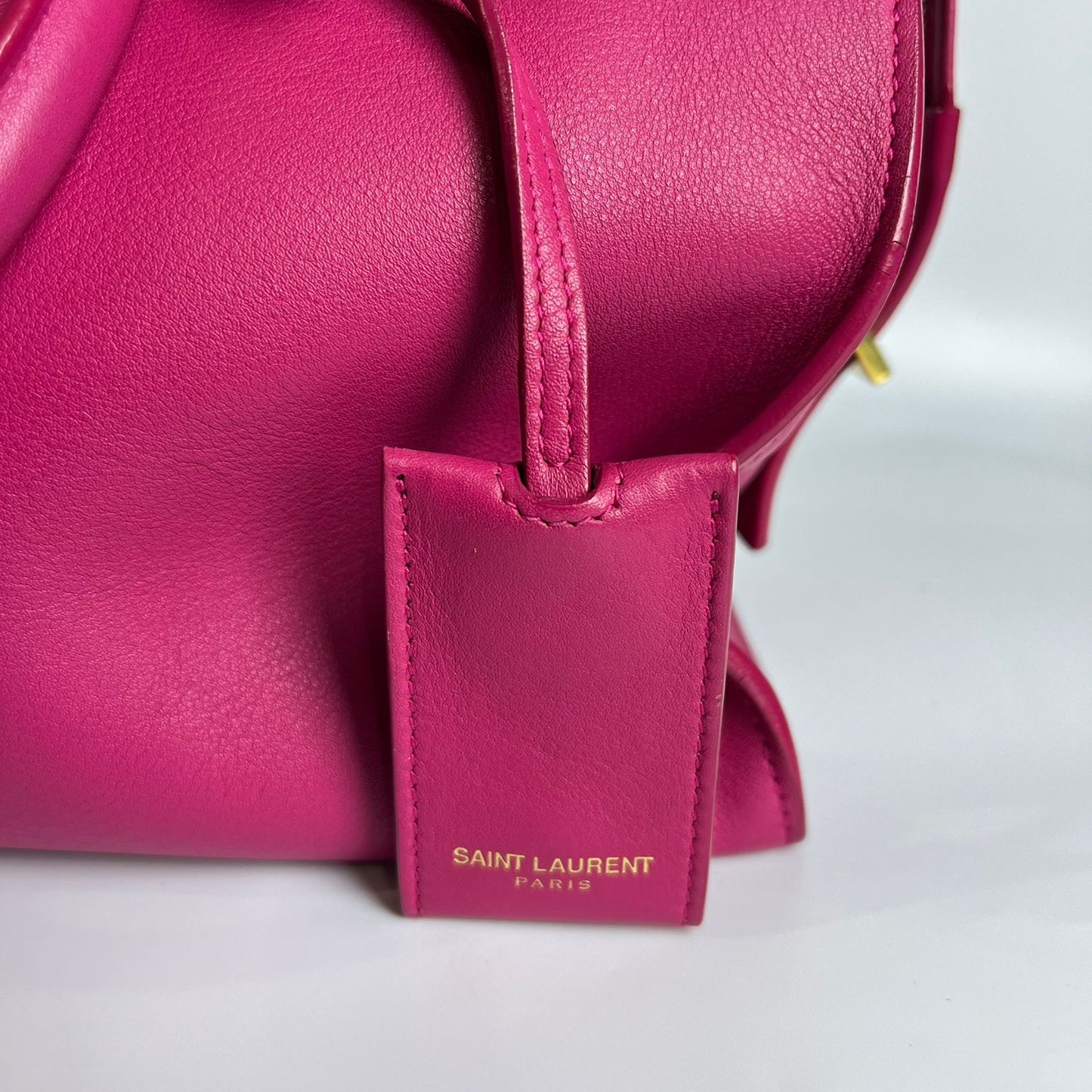 YSL	Cabas Hot Pink
