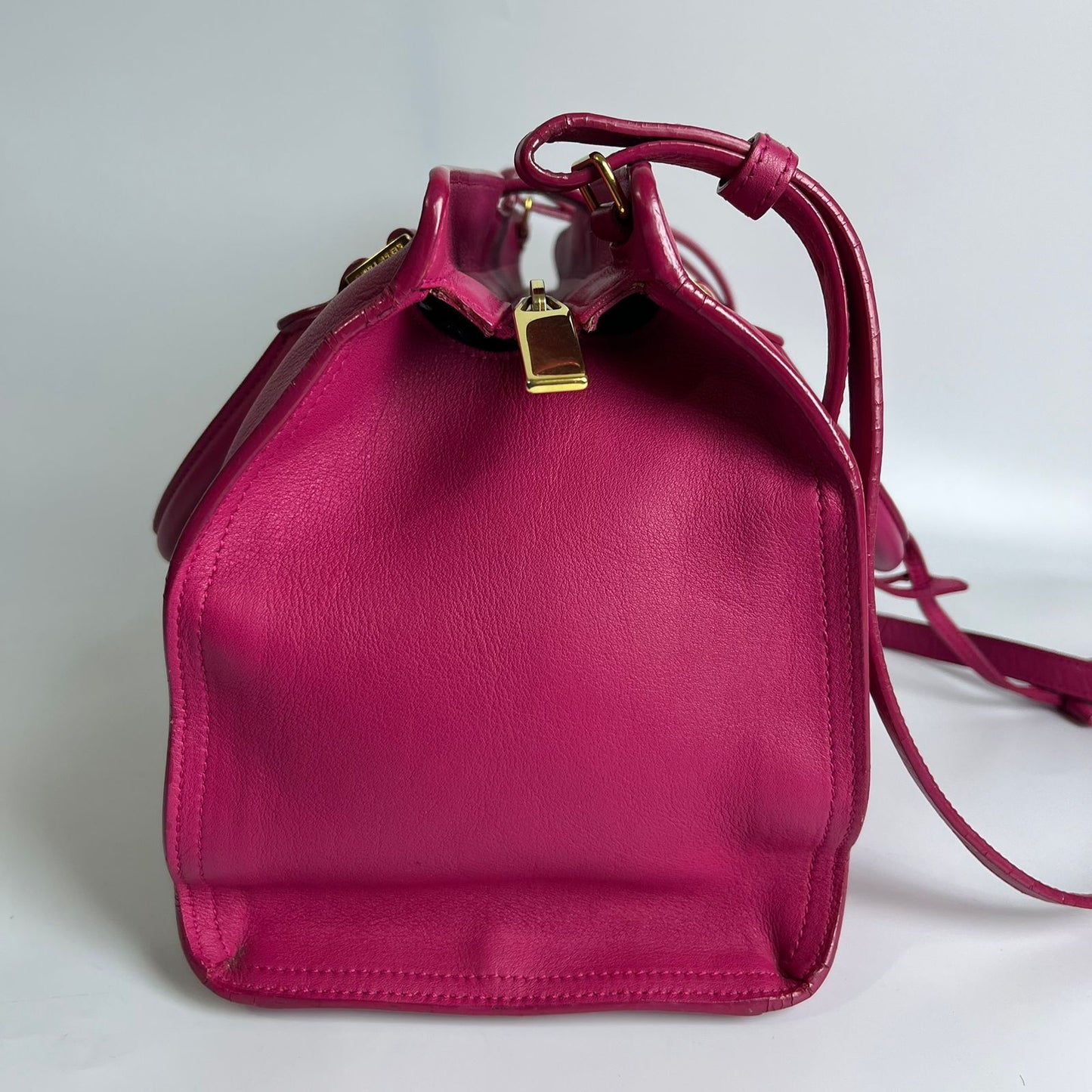 YSL	Cabas Hot Pink