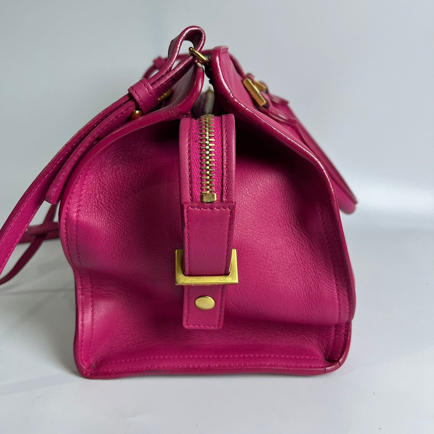 YSL	Cabas Hot Pink