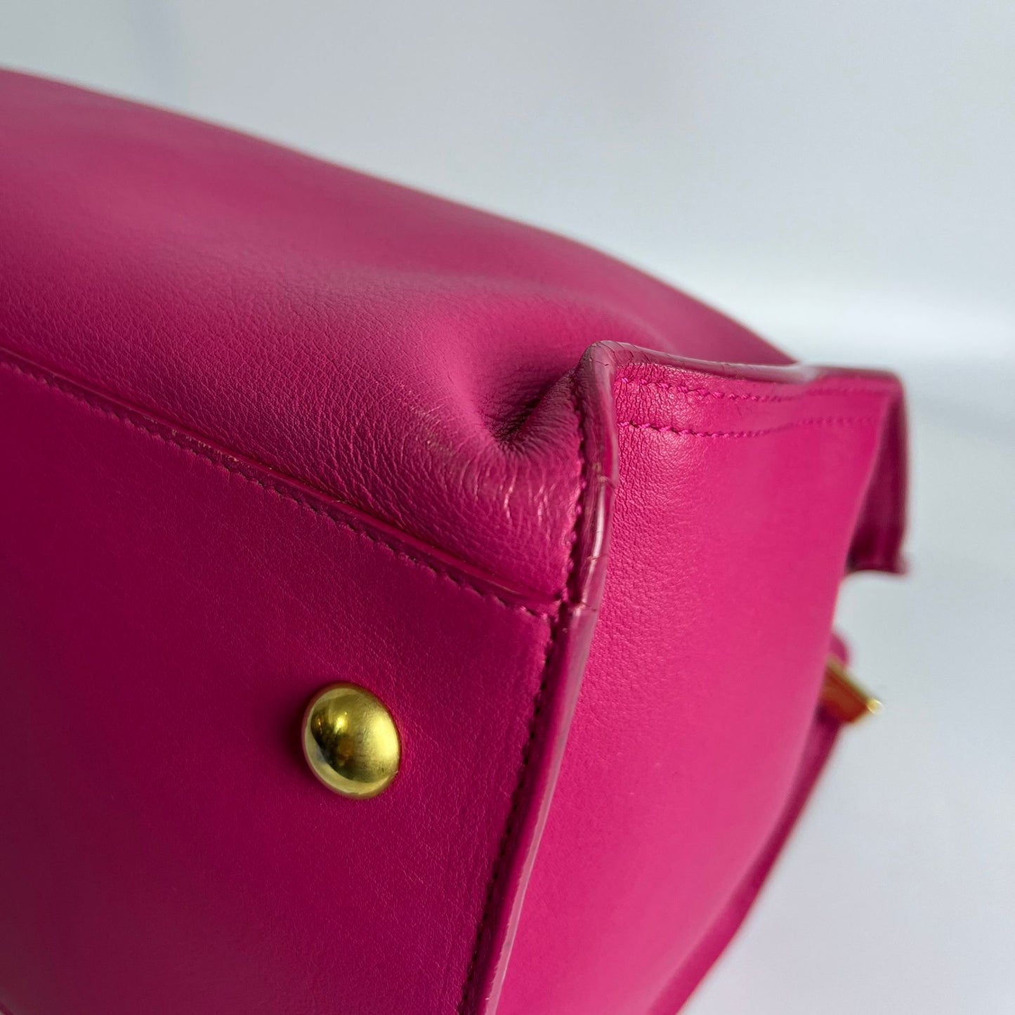 YSL	Cabas Hot Pink