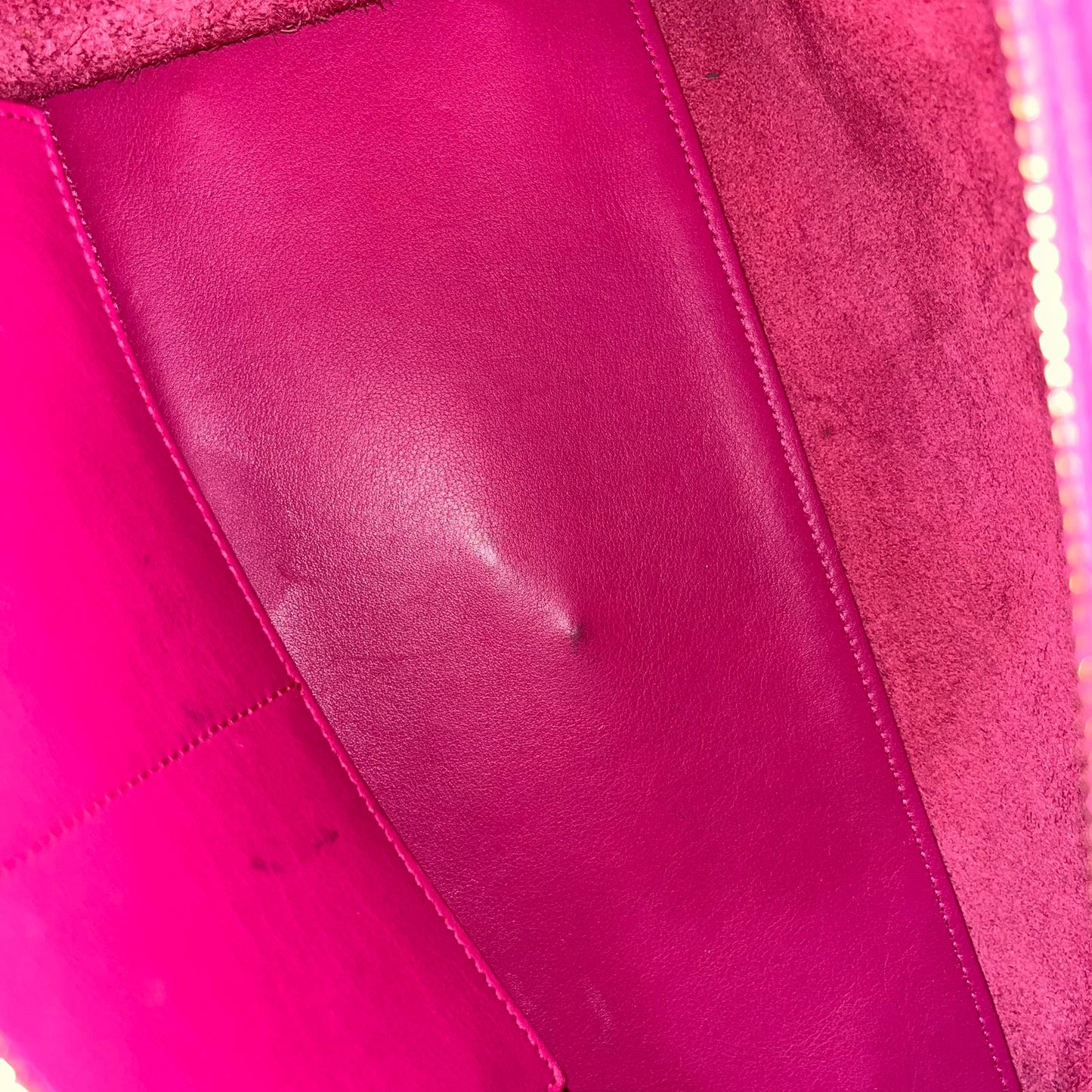 YSL	Cabas Hot Pink