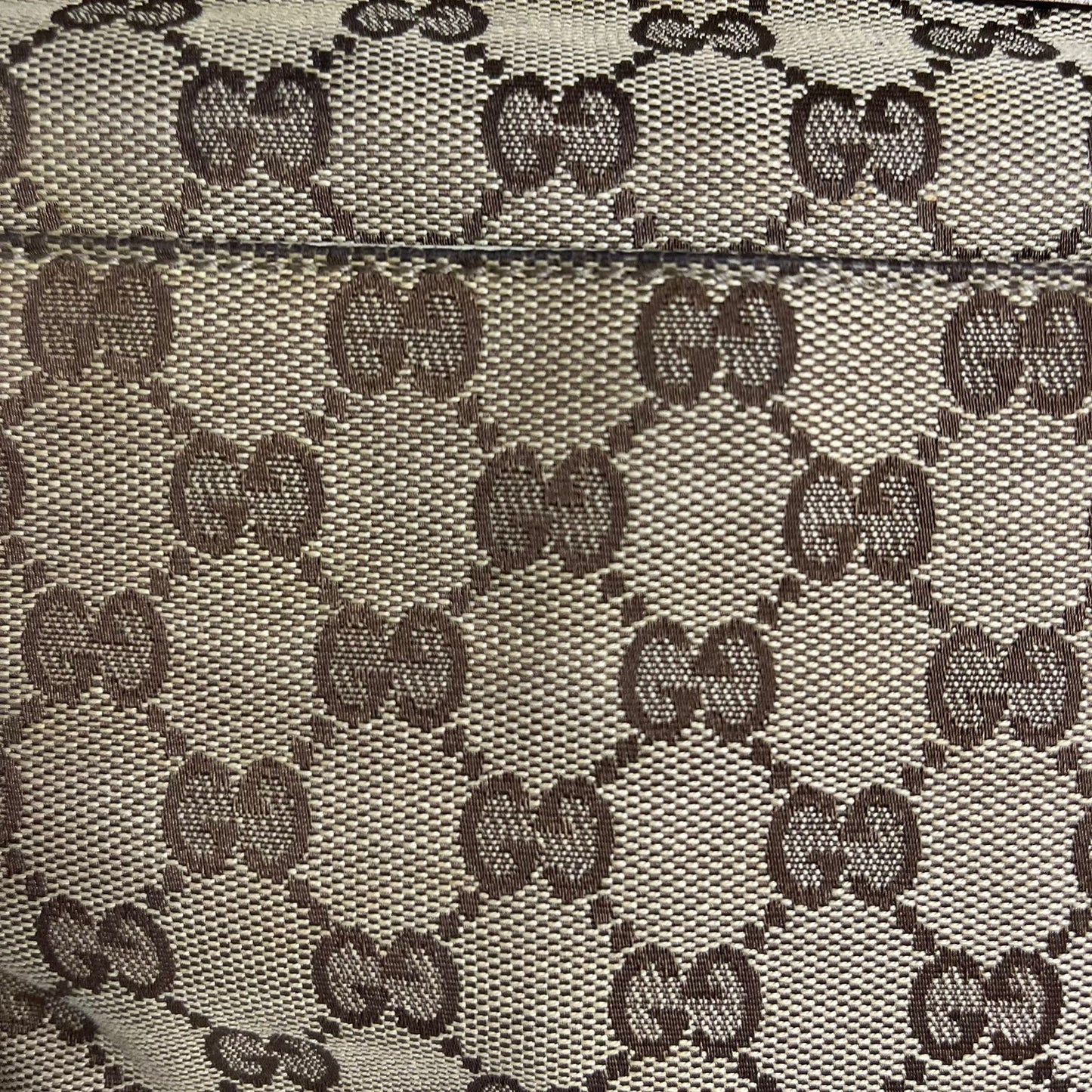 Gucci GG Canvas Punch Tote Bag White