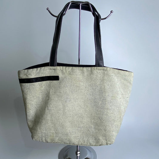 Prada Tote White Canvas