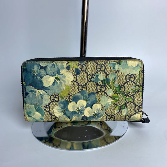 Gucci GG Blooms Leather Long Wallet