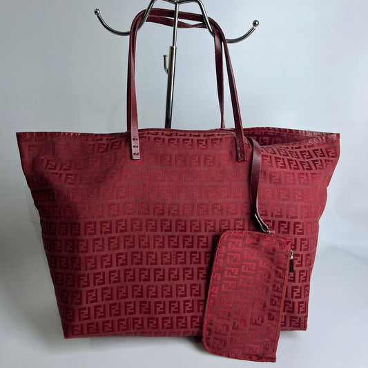 Fendi Travel Tote Red