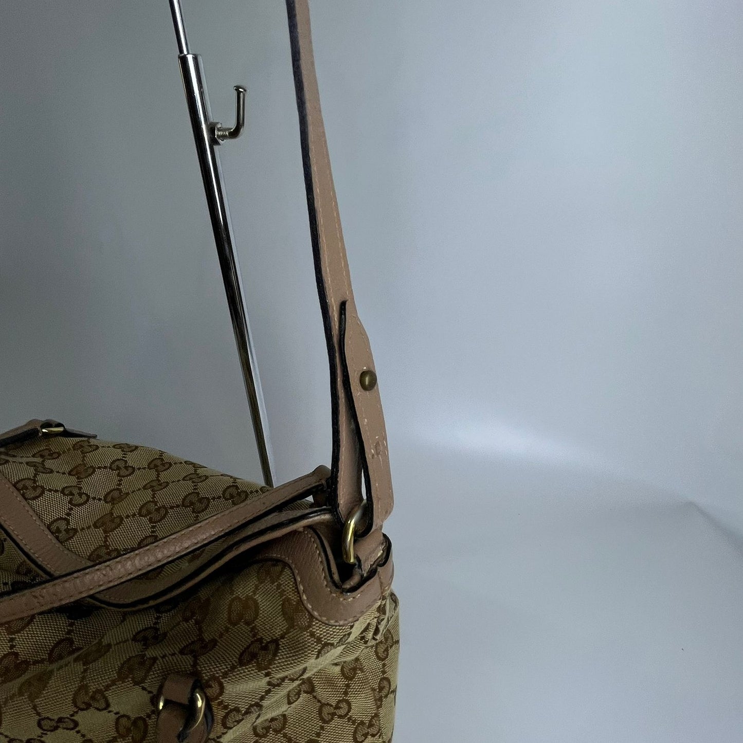 Gucci Bree GG Handbag Beige Trims