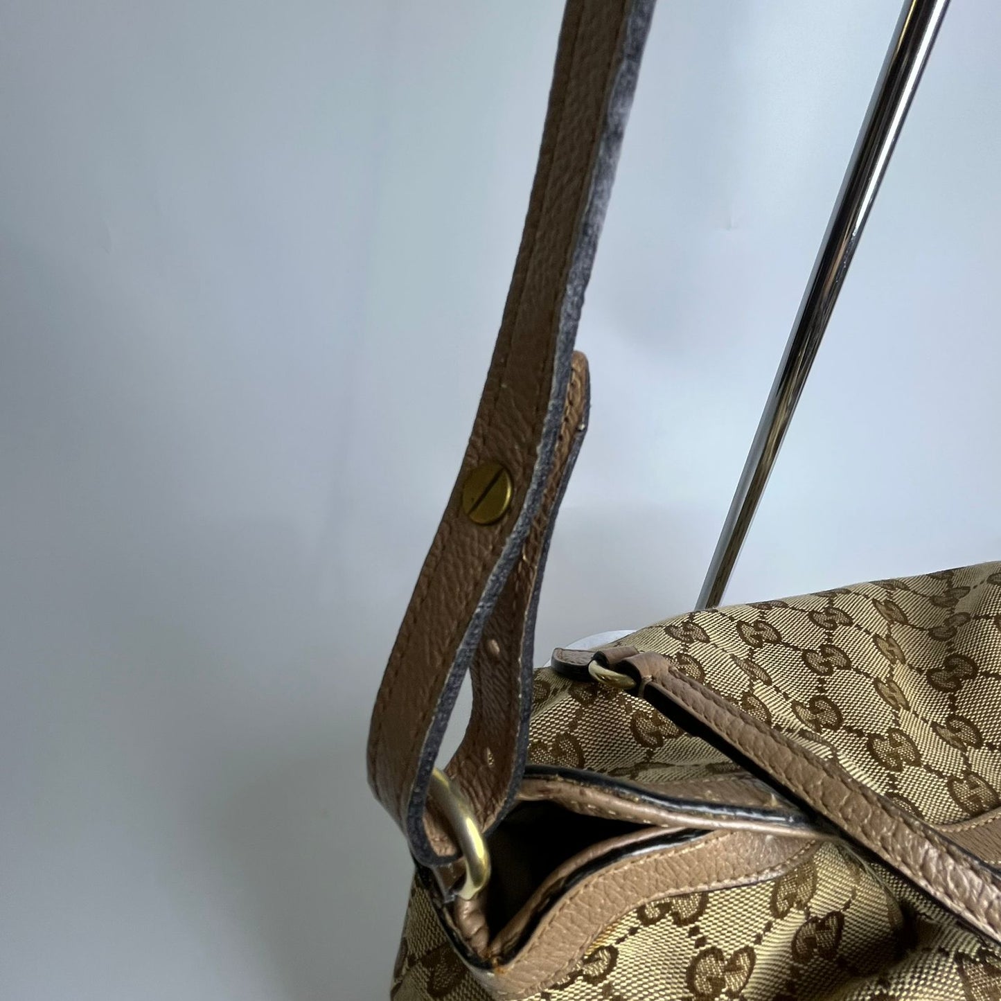 Gucci Bree GG Handbag Beige Trims