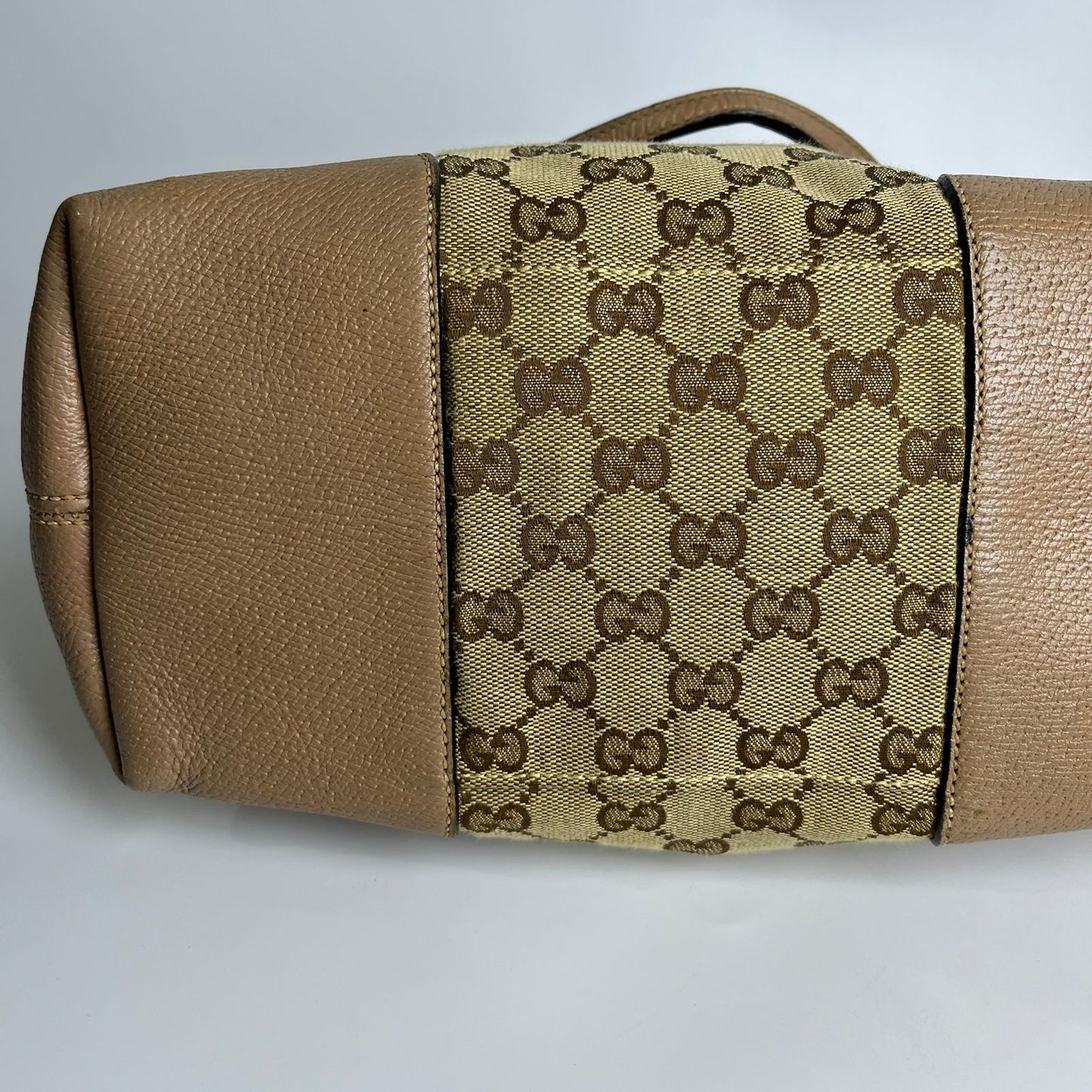 Gucci Bree GG Handbag Beige Trims