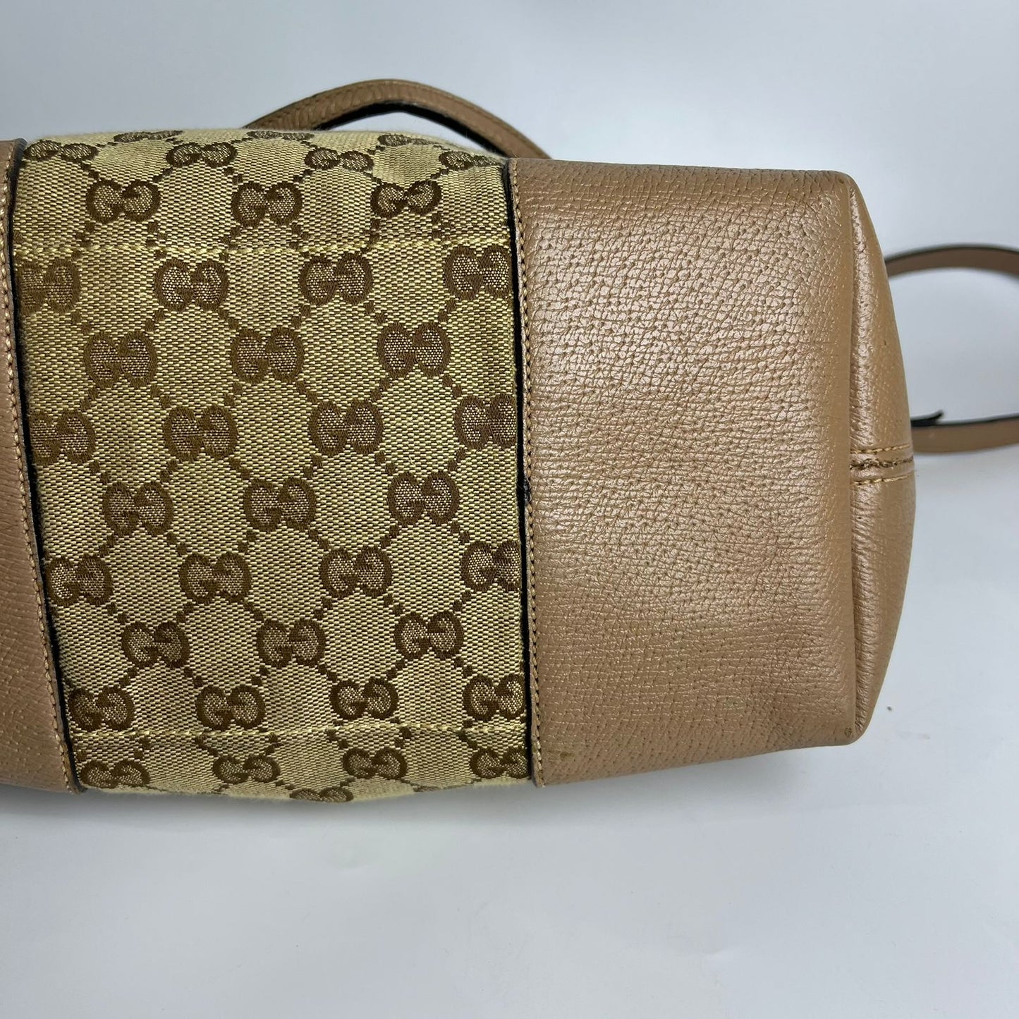 Gucci Bree GG Handbag Beige Trims
