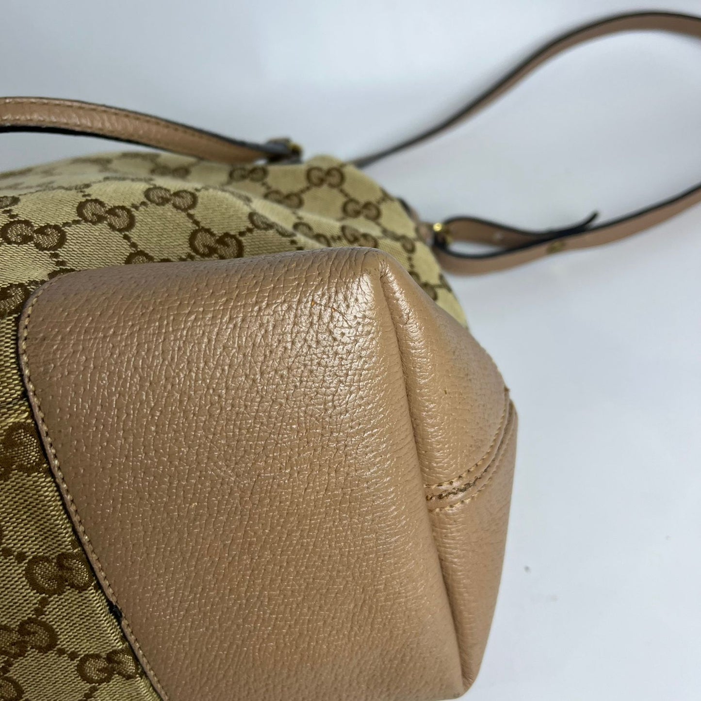 Gucci Bree GG Handbag Beige Trims