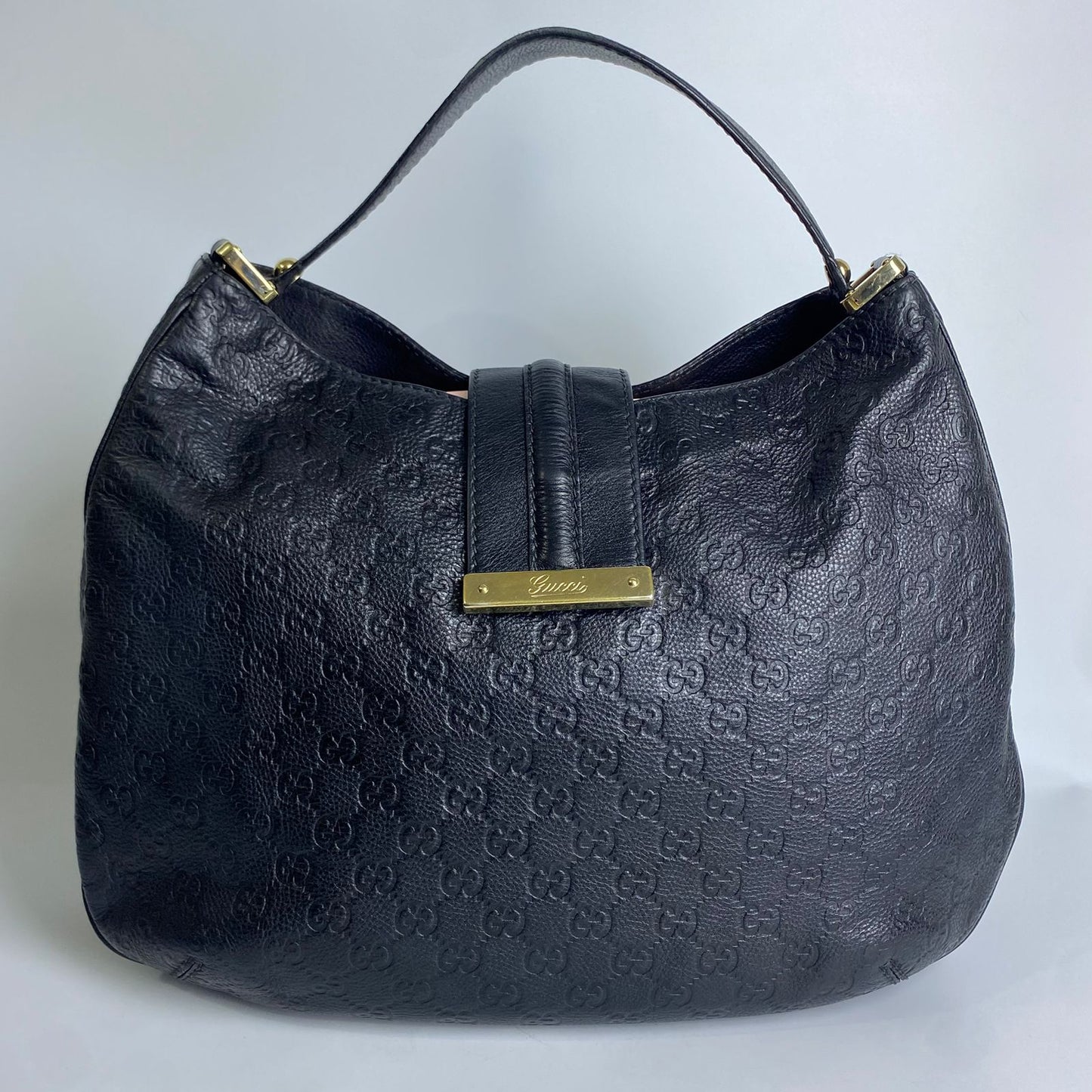 Gucci Guccissima Hobo Large Black