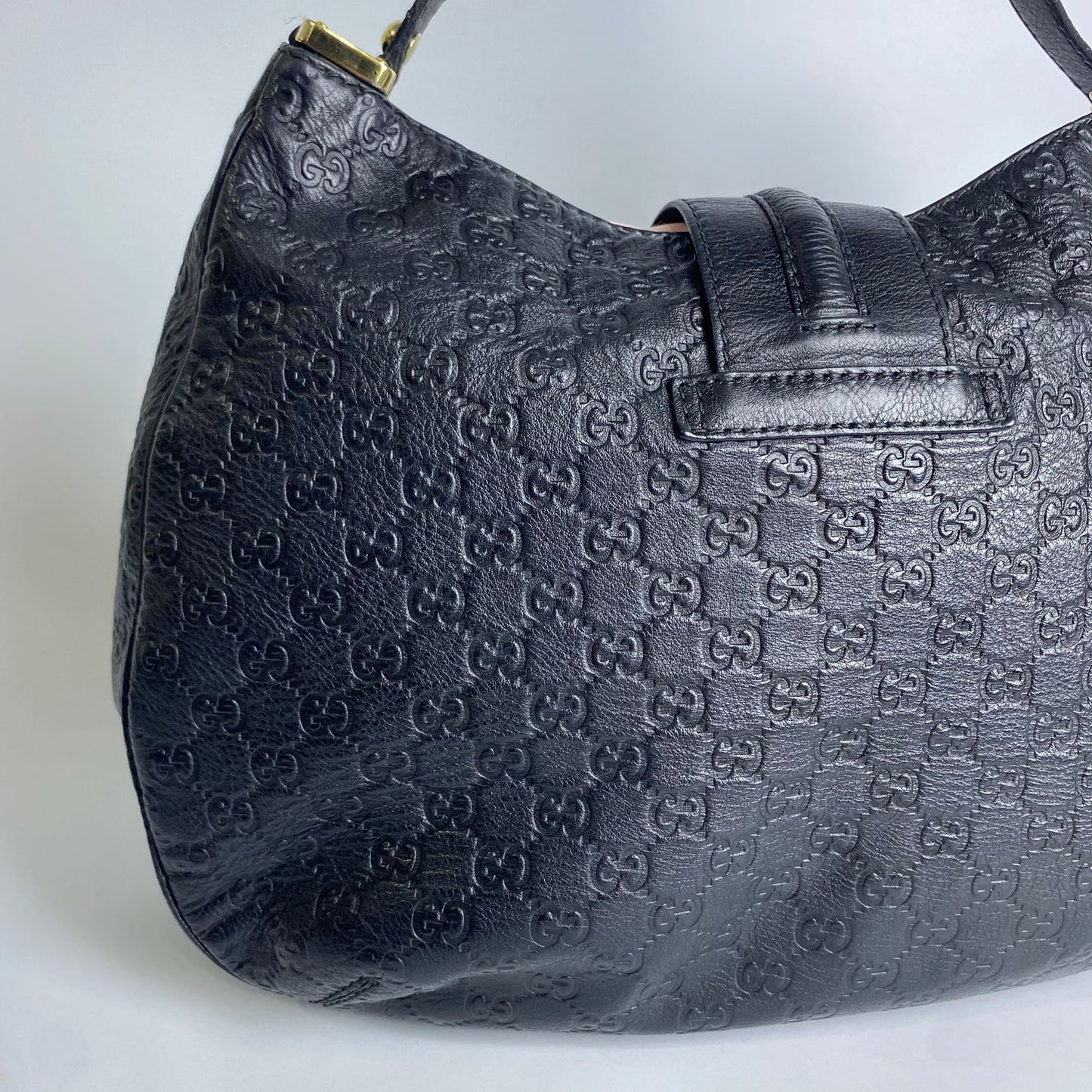 Gucci Guccissima Hobo Large Black